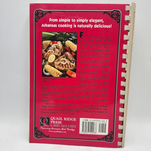 Best Of The Best From Arkansas Cookbook Quail Ridge Gwen McKee Barbara Moseley - Picture 5 of 9